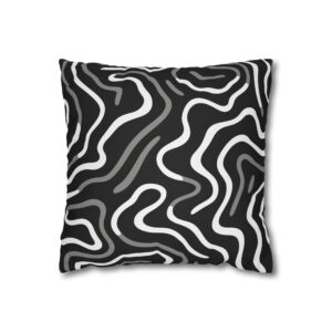 Abstract Line Pillowcase | Wavy Stripe Throw Pillow Cover