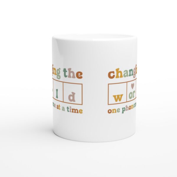 Changing the World | One Phoneme at a Time | Dyslexia Teacher Mug