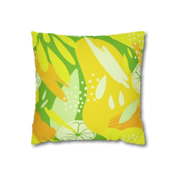 Abstract Lime Fruit Pillowcase | Lemon Throw Pillow Cover