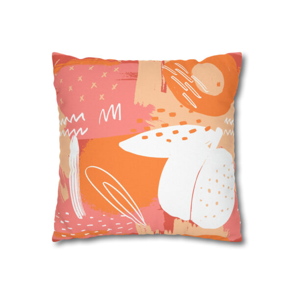 Abstract Apricot Fruit Pillowcase | Peach Throw Pillow Cover