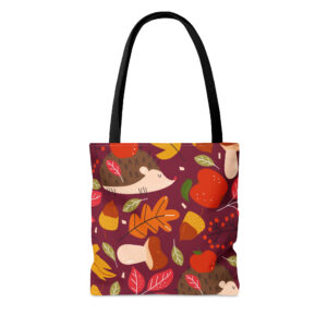Autumn Hedgehog Bag | Cute Fall Tote Bag