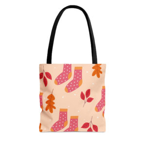 Autumn Socks Bag | Cute Fall Tote Bag