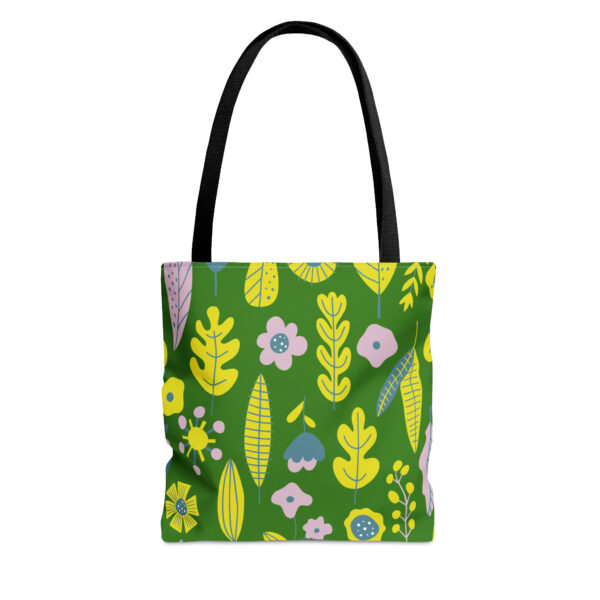 Flowers and Leaves Bag | Cute Floral Tote Bag