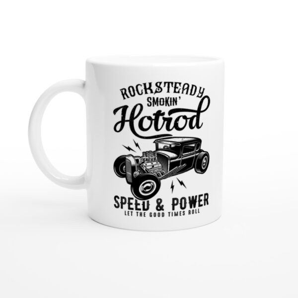 Rock Steady Smokin’ Hot Rod | Custom Car Lover Mug