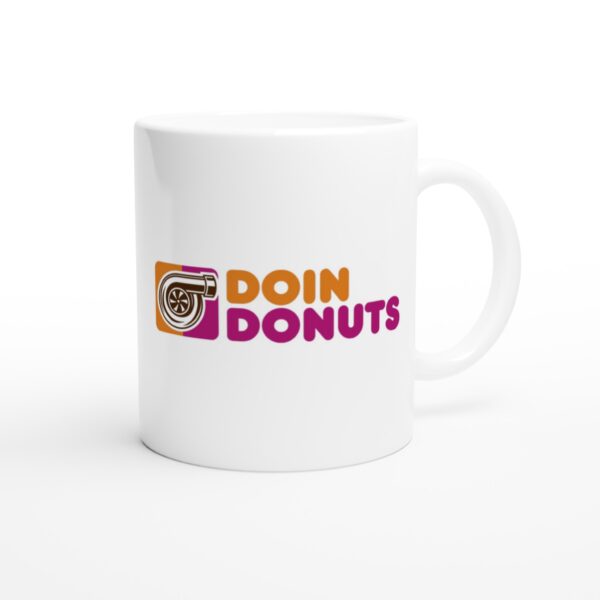 Doin Donuts | Funny Car Lover Mug