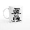I Rescue Fish from Water and Beer from Bottles | Funny Fishing Mug