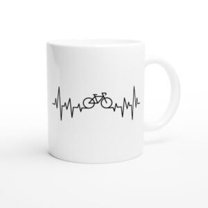 Bicycle Heartbeat | Cycling Mug