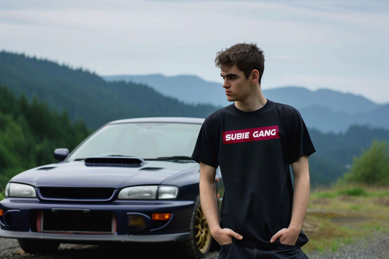 Subie Gang | Subaru Impreza WRX | Car Lover T-shirt - Banner