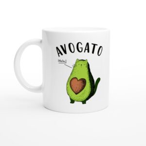 Avogato Avocado Cat | Funny Cat Mug