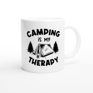 Camping Is My Therapy | Camping and Outdoors Mug