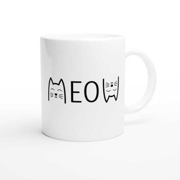 Funny Cat Meow Mug