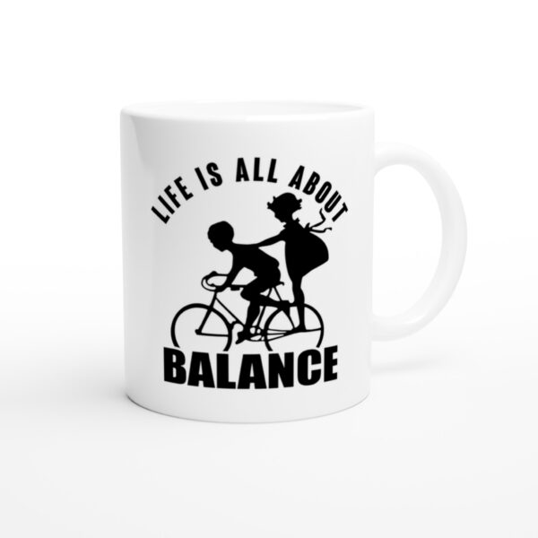 Life Is All About Balance | Cycling Mug