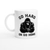 Silverback Gorilla | Go Hard or Go Home | Gym and Fitness Mug