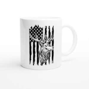 American Flag | Patriotic Hunter | Deer Hunting Mug