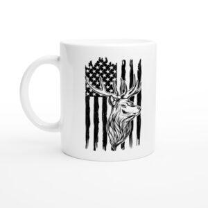 American Flag | Patriotic Hunter | Deer Hunting Mug