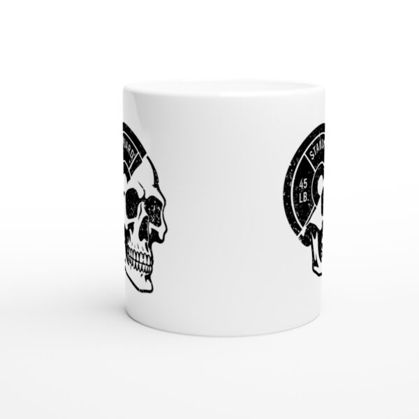 Weight Plate Skull | Funny Gym and Fitness Mug