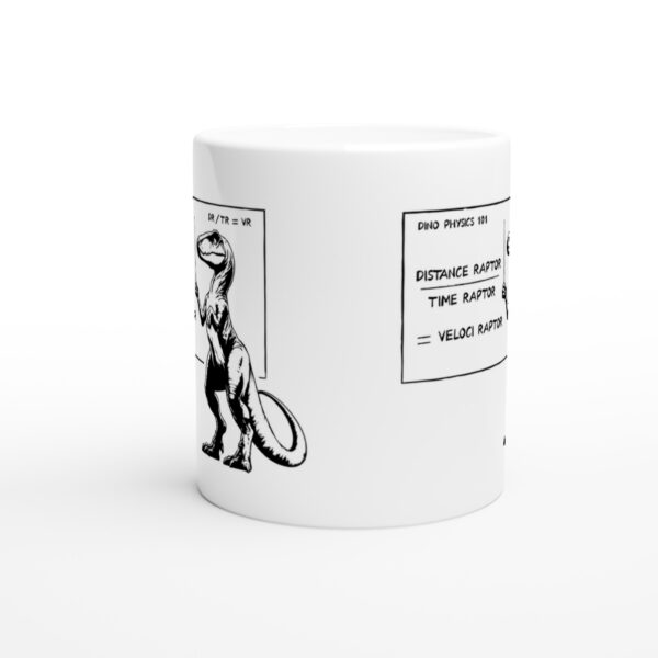 Funny Velociraptor Physics Teacher | Engineer Mug