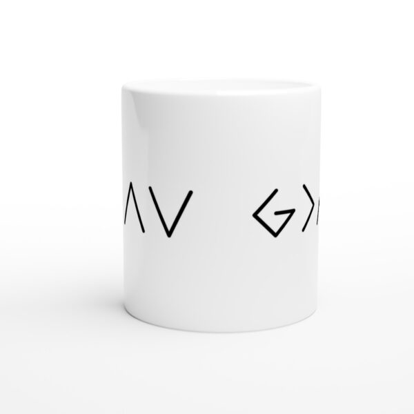 God Is Greater Than the Highs and Lows | Christian Mug