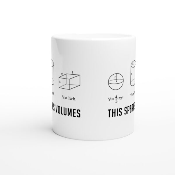 This Speaks Volumes | Funny Math Teacher Mug