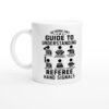 Guide to Understanding Referee Hand Signals | Funny American Football Mug