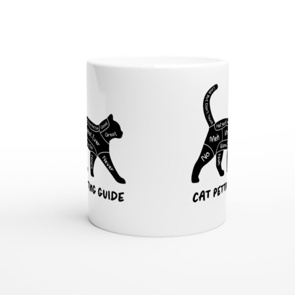 Cat Petting Guide | Funny Cat Mug