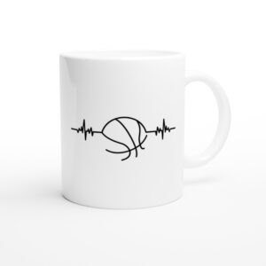 Basketball Heart Beat Mug