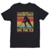 Never Underestimate an Old Man on Ice | Funny Ice Hockey T-shirt