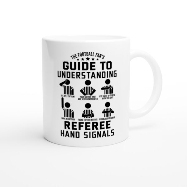 Guide to Understanding Referee Hand Signals | Funny American Football Mug