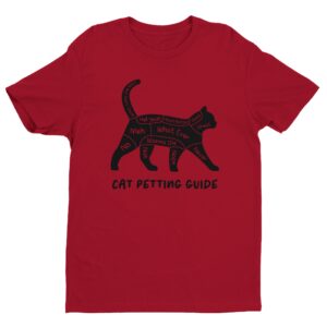 Cat Petting Guide | Funny Cat T-shirt