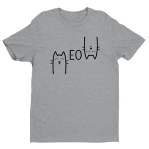 Funny Cat Meow T-shirt