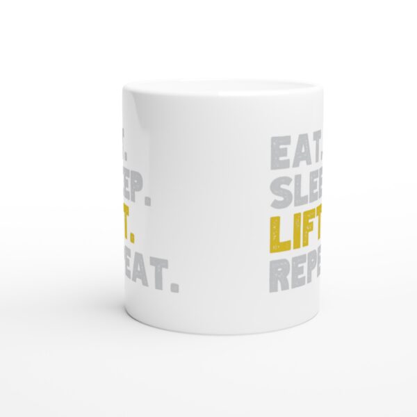 Eat Sleep Lift Repeat | Gym and Fitness Mug