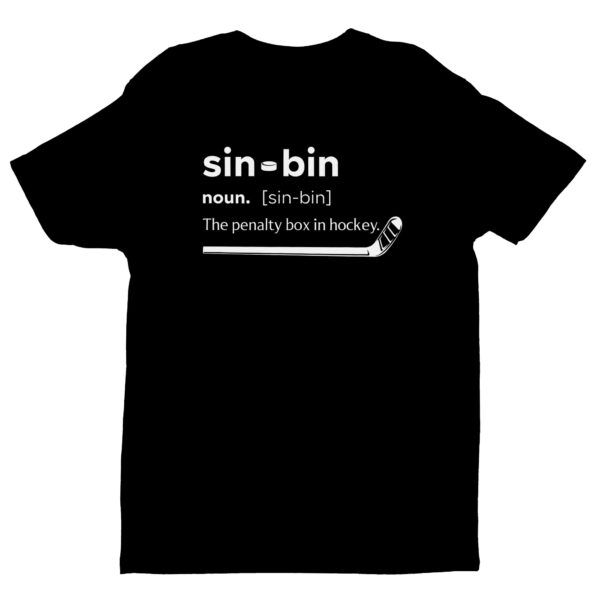 Sin Bin Definition | Funny Hockey T-shirt