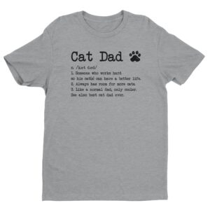 Cat Dad Definition | Funny Cat Owner T-shirt