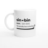 Sin Bin Definition | Funny Hockey Mug