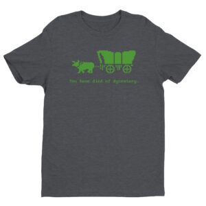You Have Died Of Dysentery | Funny Gaming T-shirt