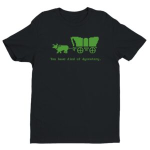 You Have Died Of Dysentery | Funny Gaming T-shirt