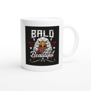 Bald and Beautiful | Independence Day Mug