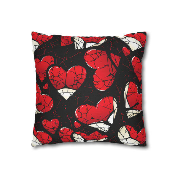 Abstract Broken Hearts Pillowcase | Throw Pillow Cover