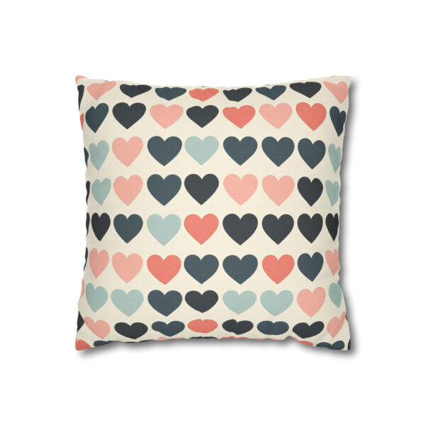 Cute Hearts Pillowcase | Throw Pillow Cover