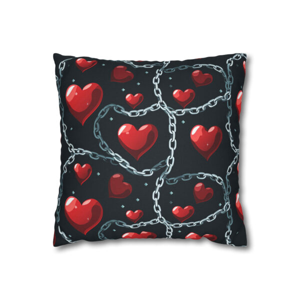 Enchained Hearts Pillowcase | Throw Pillow Cover