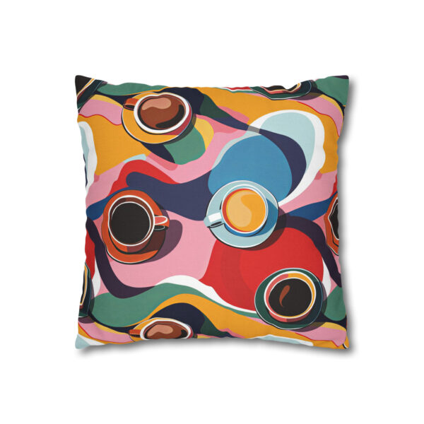 Abstract Coffee Pillowcase | Throw Pillow Cover