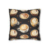 Latte Coffee Pillowcase | Throw Pillow Cover