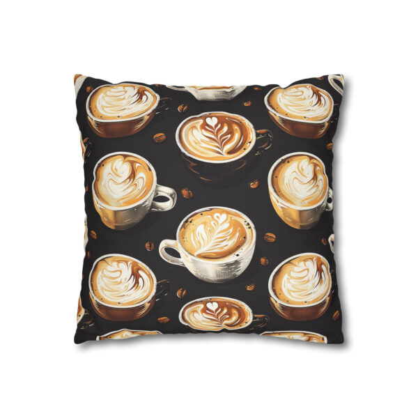 Latte Coffee Pillowcase | Throw Pillow Cover