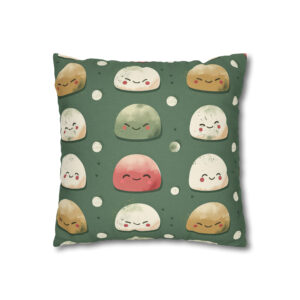 Cute Mochi Pillowcase | Throw Pillow Cover