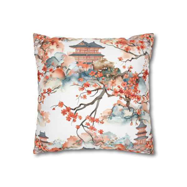 Cherry Blossoms Pillowcase | Floral Throw Pillow Cover