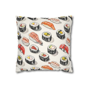 Sushi Pillowcase | Throw Pillow Cover