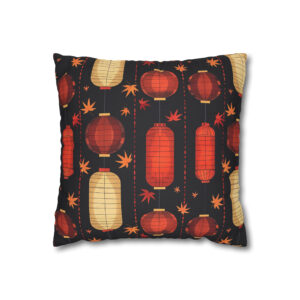 Asian Lanterns Pillowcase | Throw Pillow Cover