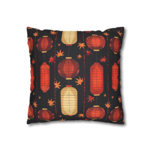 Asian Lanterns Pillowcase | Throw Pillow Cover