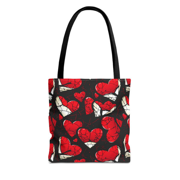 Abstract Broken Hearts Tote Bag