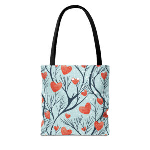 Cute Heart Tree Tote Bag